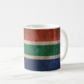  vlag van Zuid-Afrika Koffiemok (Voorkant rechts)