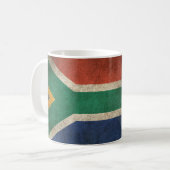  vlag van Zuid-Afrika Koffiemok (Voorkant links)
