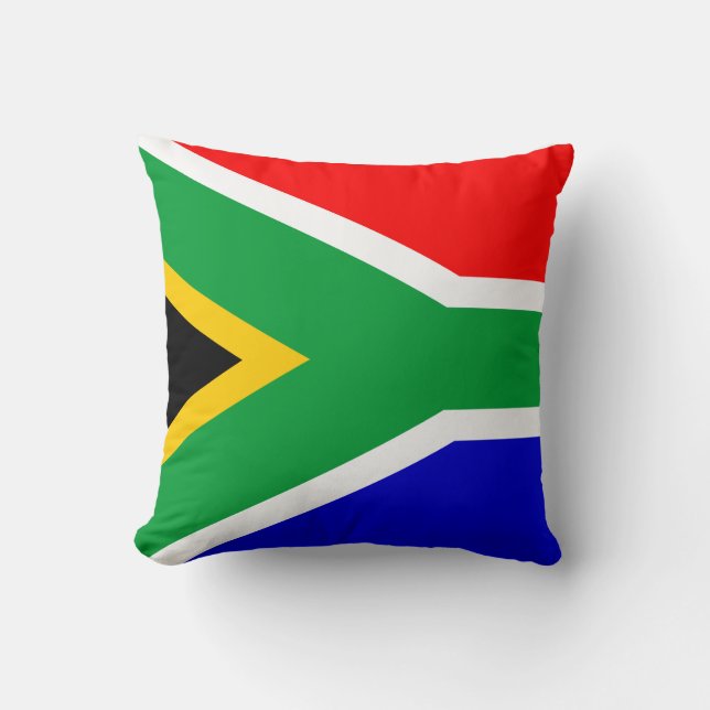 vlag van zuid - afrika kussen (Voorkant)