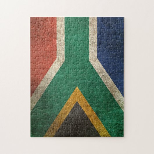  vlag van Zuid-Afrika Legpuzzel (Verticaal)