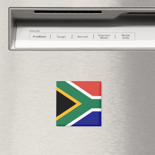 Vlag van Zuid-Afrika Magneet (Insitu (Vaatwasser))