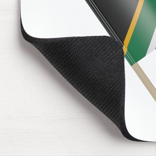 Vlag van Zuid-Afrika Muismat (Hoek)