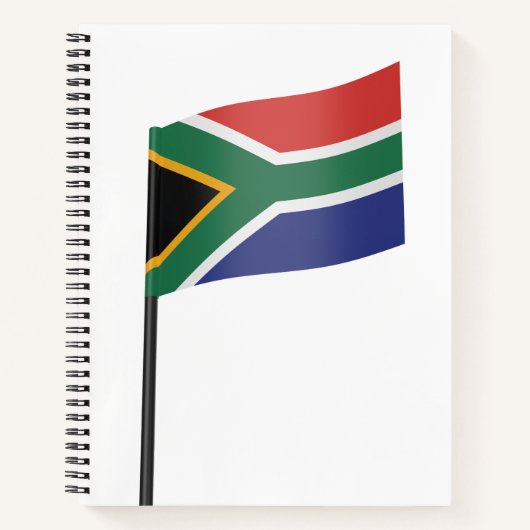 Vlag van Zuid-Afrika Notitieboek (Voorkant)
