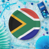 Vlag van Zuid-Afrika Papieren Bordje (Feest)
