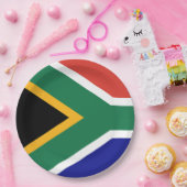 Vlag van Zuid-Afrika Papieren Bordje (Feest)
