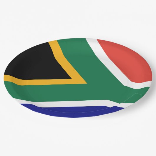 Vlag van Zuid-Afrika Papieren Bordje (Gekanteld)
