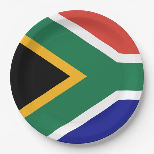 Vlag van Zuid-Afrika Papieren Bordje (Voorkant)