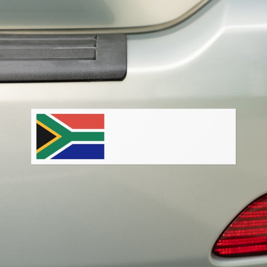 Vlag van Zuid-Afrika - Patriottisch Bumpersticker (Op auto)