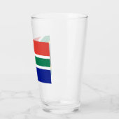 Vlag van Zuid-Afrika - Patriottische Glazen Beker (Links)