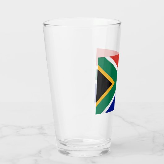 Vlag van Zuid-Afrika - Patriottische Glazen Beker (Rechts)