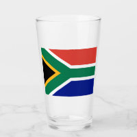 Vlag van Zuid-Afrika - Patriottische Glazen Beker