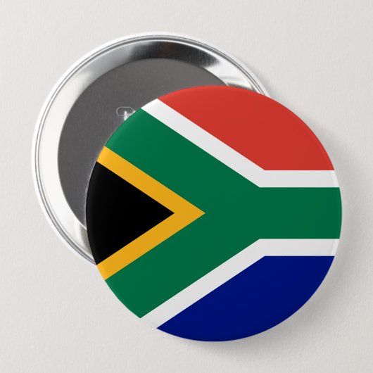 Vlag van Zuid-Afrika - Patriottische Pin Button Ba (Voorkant /achterkant)