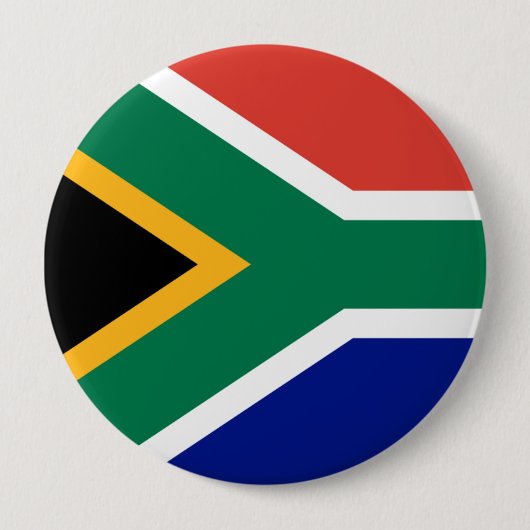 Vlag van Zuid-Afrika - Patriottische Pin Button Ba (Voorkant)