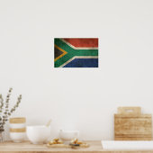  vlag van Zuid-Afrika Poster (Keuken)