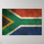  vlag van Zuid-Afrika Poster (Voorkant)
