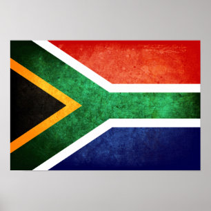 Vlag van Zuid-Afrika Poster