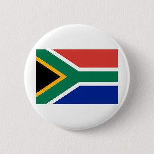 Vlag van Zuid-Afrika Ronde Button 5,7 Cm