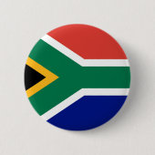 Vlag van Zuid-Afrika Ronde Button 5,7 Cm (Voorkant)