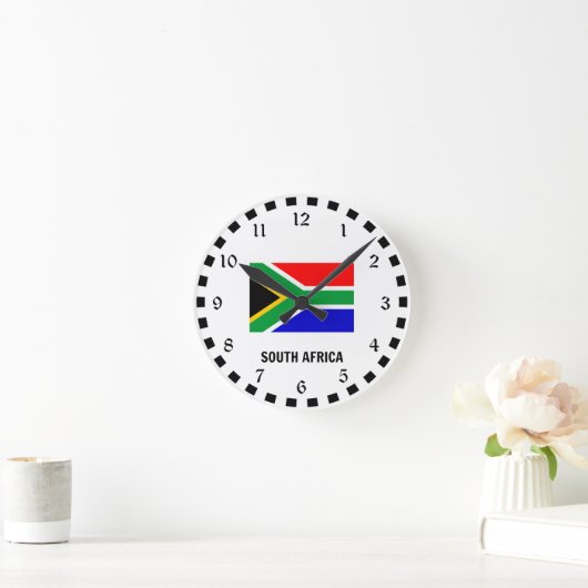 Vlag van Zuid-Afrika Ronde Klok (Huis)