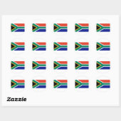 Vlag van Zuid-Afrika Ronde Sticker (Vel)