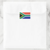 Vlag van Zuid-Afrika Ronde Sticker (Tas)