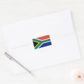 Vlag van Zuid-Afrika Ronde Sticker (Envelop)