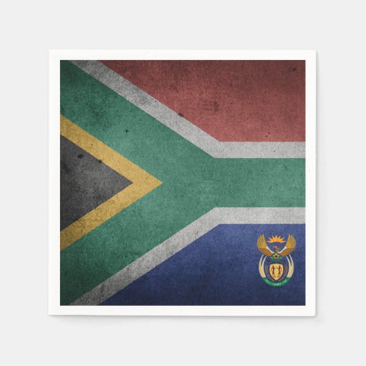 vlag van Zuid-Afrika Servet (Voorkant)