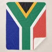 Vlag van Zuid-Afrika Sherpa Deken (Voorkant)