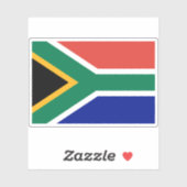 Vlag van Zuid-Afrika Sticker (Vel)