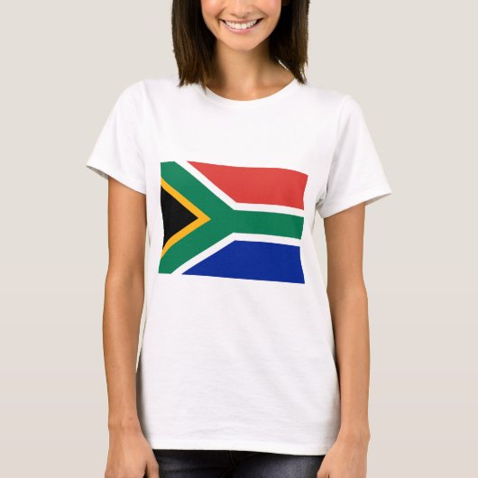 Vlag van Zuid-Afrika T-shirt (Voorkant)