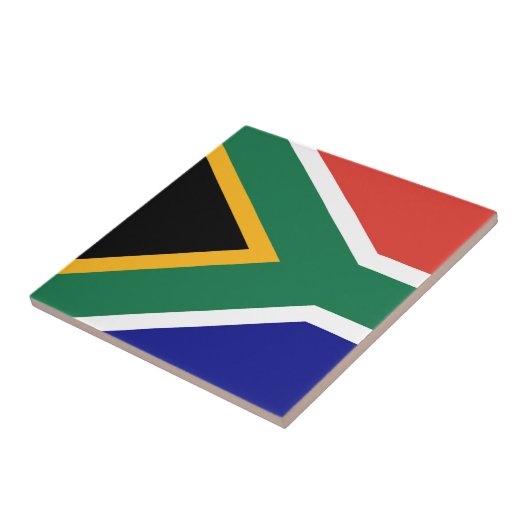 Vlag van Zuid-Afrika Tegeltje (Zijkant)