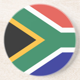 Vlag van Zuid-Afrika Zandsteen Onderzetter