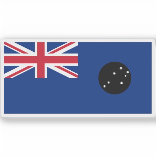 Vlag van Zuid-Australië (1870-1876) Sticker (Voorkant)