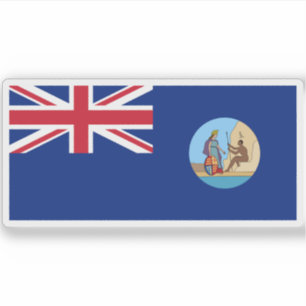 Vlag van Zuid-Australië (1876-1904) Sticker