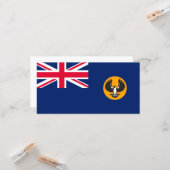 Vlag van Zuid-Australië (Australische staat) (SA) Kaart (Voorkant / Achterkant in situ)