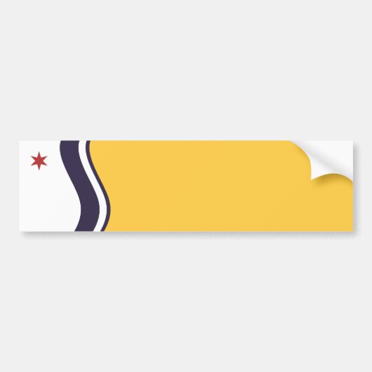 Vlag van Zuid-Bend (Indiana) Bumpersticker (Voorkant)