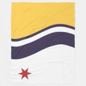 Vlag van Zuid-Bend (Indiana) Fleece Deken (Voorkant)