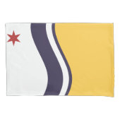 Vlag van Zuid-Bend (Indiana) Kussensloop (Voorkant-Links)