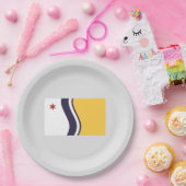 Vlag van Zuid-Bend (Indiana) Papieren Bordje (Feest)