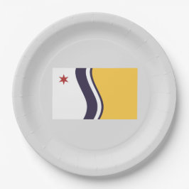 Vlag van Zuid-Bend (Indiana) Papieren Bordje