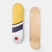 Vlag van Zuid-Bend (Indiana) Persoonlijk Skateboard (Voorkant)