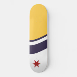 Vlag van Zuid-Bend (Indiana) Persoonlijk Skateboard