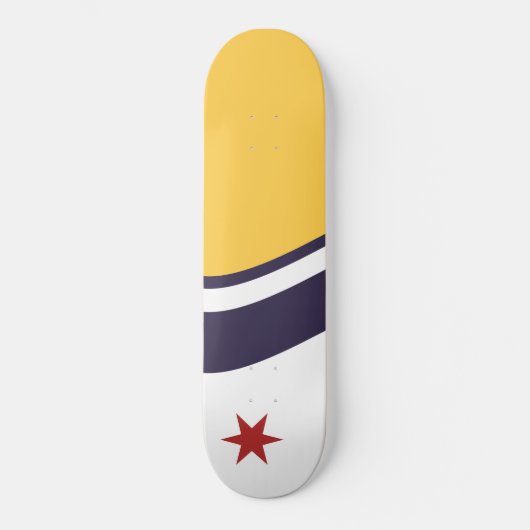 Vlag van Zuid-Bend (Indiana) Persoonlijk Skateboard (Voorkant)