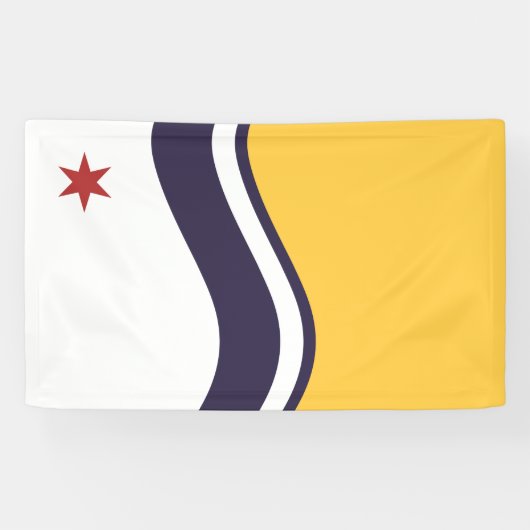 Vlag van Zuid-Bend (Indiana) Spandoek (Horizontaal)
