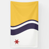 Vlag van Zuid-Bend (Indiana) Spandoek (Verticaal)