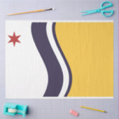 Vlag van Zuid-Bend (Indiana) Tissuepapier (Craft)