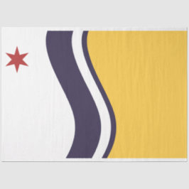 Vlag van Zuid-Bend (Indiana) Tissuepapier