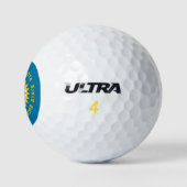 VLAG VAN ZUID-DAKOTA GOLFBALLEN (Logo)