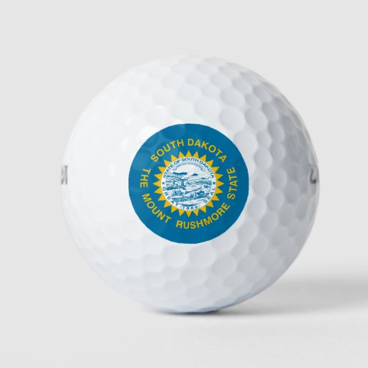 VLAG VAN ZUID-DAKOTA GOLFBALLEN (Voorkant)