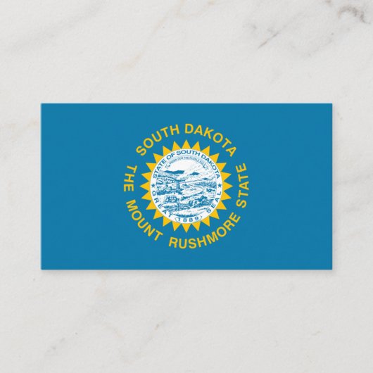 Vlag van Zuid-Dakota, Zuid-Dakota Visitekaartje (Voorkant)